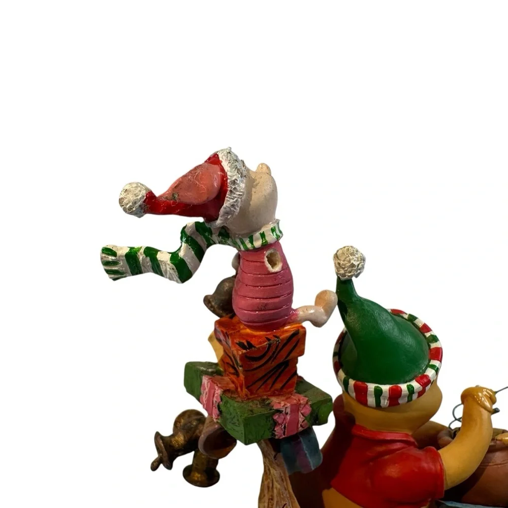Disney TIgger Holiday Train Engine Danbury Mint Pooh Piglet Christmas READ - Picture 6 of 10
